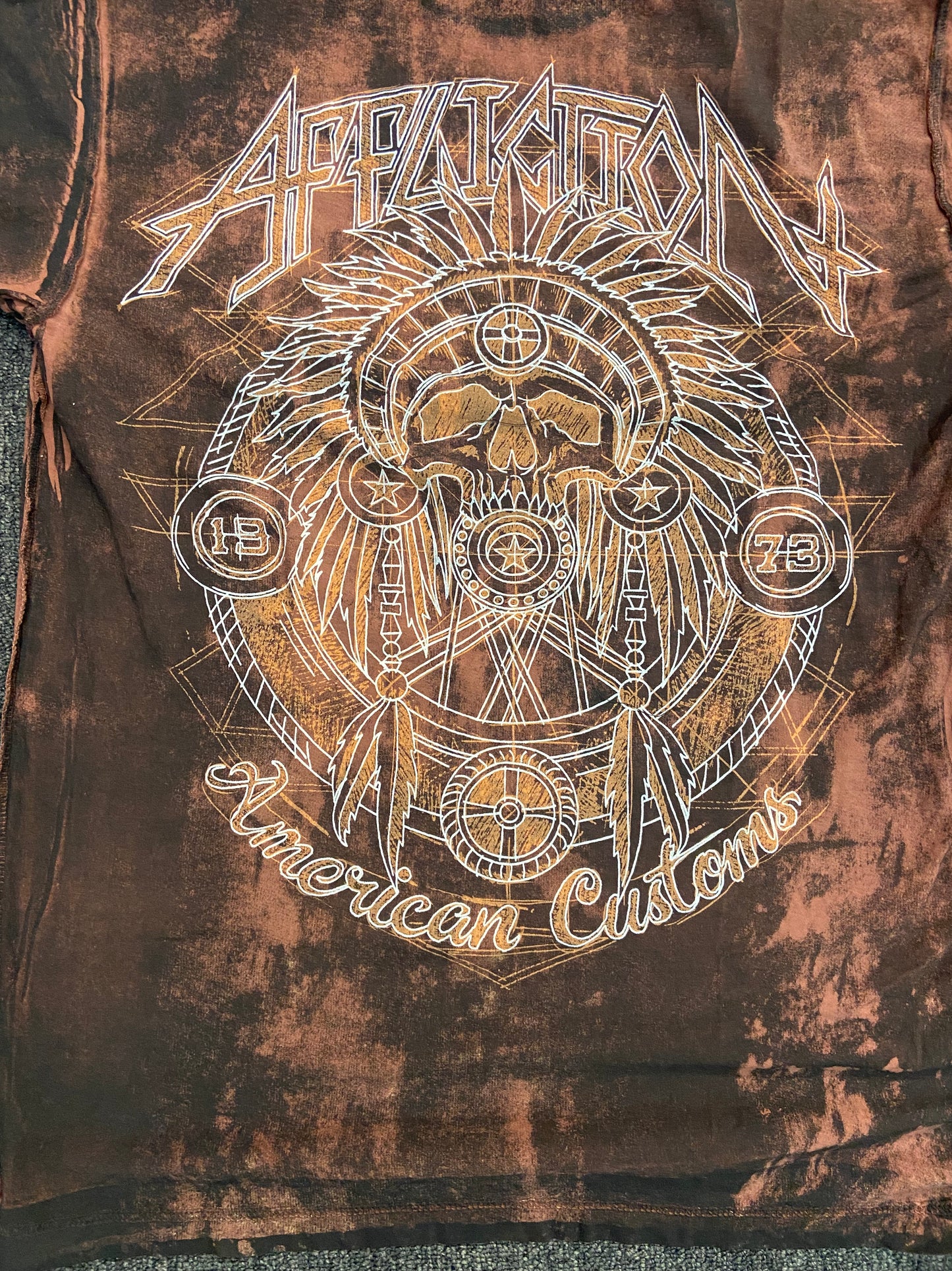 Affliction Slow Burn Reversible Tee