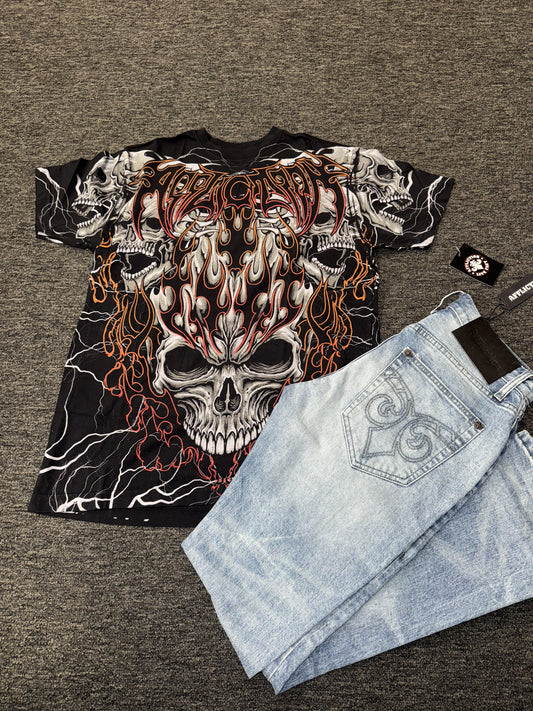 Affliction Cosmic Inferno Tee