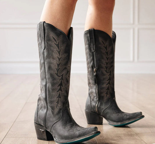 Lane Off The Record - distressed black