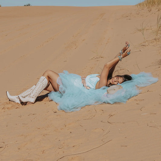 Dingo High Cotton boot - sand